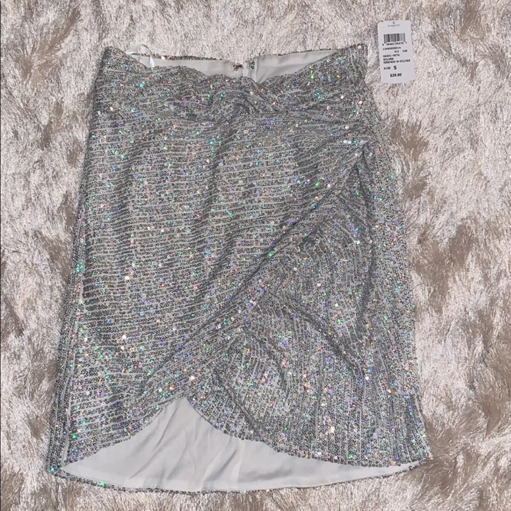 sequin skirt